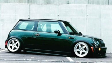 slammed mini cooper