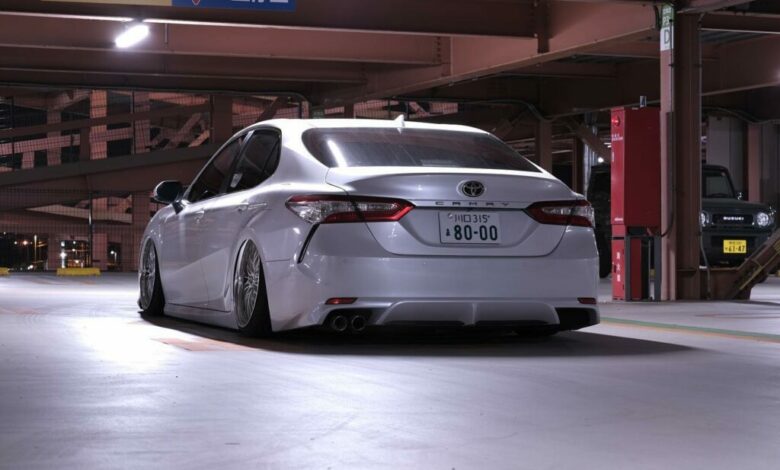 stanced camry