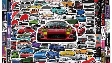 sports cars decals