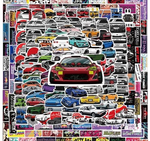 sports cars decals