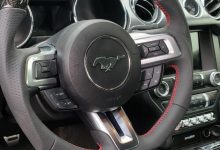 carbon fiber steering wheel mustang