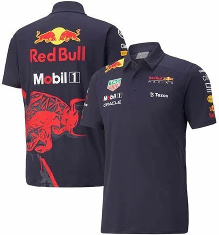 polo shirt by red bull racing f1 men 2023 team