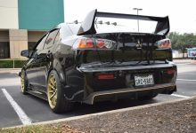 evo x rear bumper