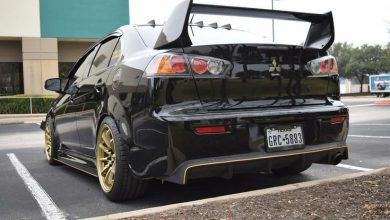 evo x rear bumper