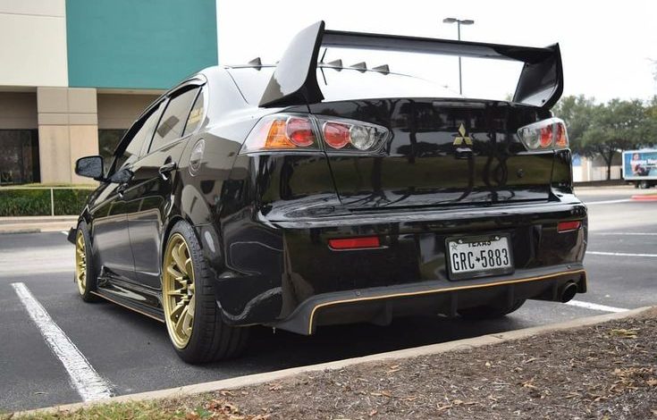 evo x rear bumper