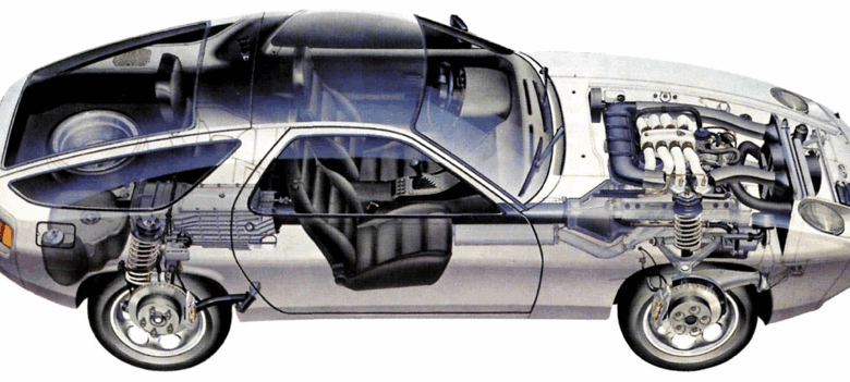 porsche 928 parts car