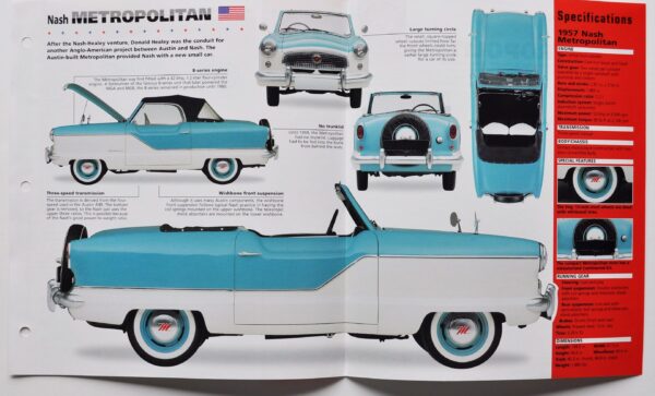 nash metropolitan car parts